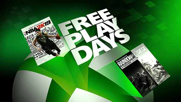 Free Play Days: NBA 2k19 and Rainbow Six Siege (Feb 14-17)