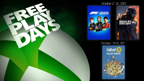 Free Play Days: F1 2021, Dead by Daylight, and Fallout 76