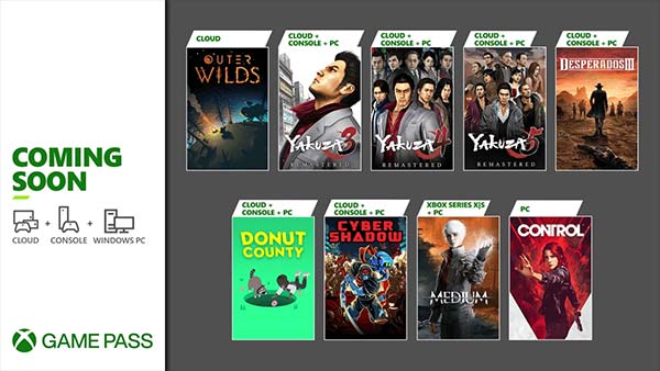 New Games Coming to Xbox Game Pass in January 2021