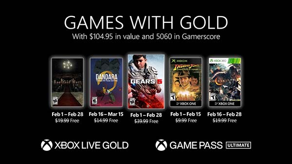 Games With Gold February 2021