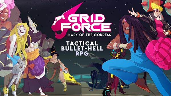 Grid Force Mask of the Goddess is now available for Steam; Xbox and Switch versions to follow!