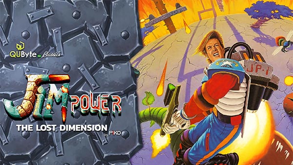 QUByte Classics - Jim Power: The Lost Dimension by PIKO out now on XBOX, PLAYSTATION, & SWITCH