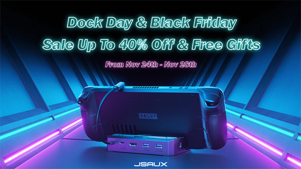 JSAUX Celebrates Black Friday With Discounts And Giveaways On Steam Deck Accessories