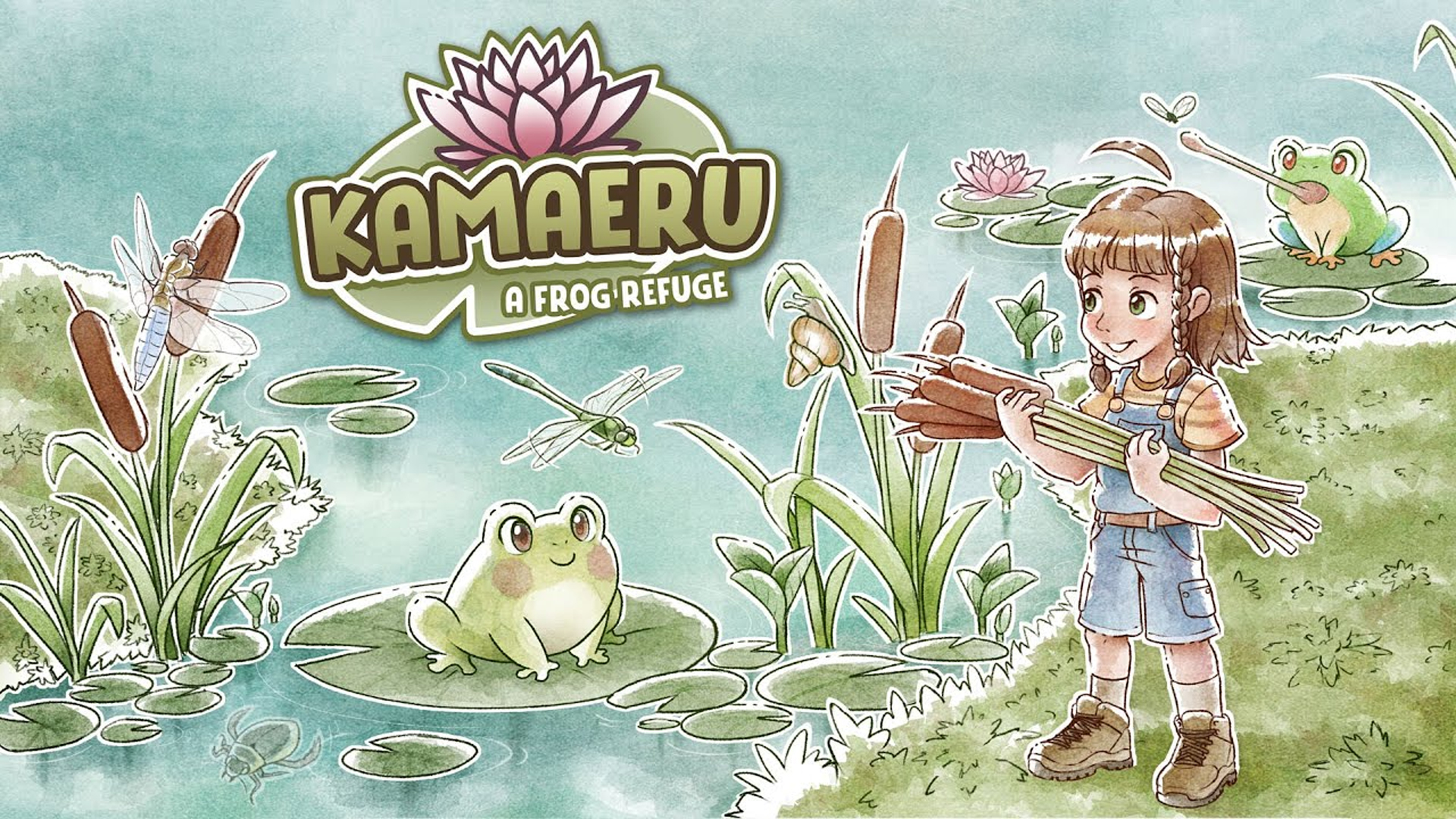 Cozy farming sim Kamaeru: A Frog Refuge hops onto XBOX X|S, SWITCH, and PC (Steam) on June 8