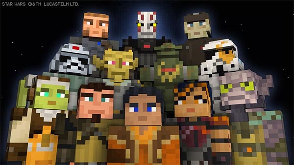 Minecraft Star Wars Rebels Skin Pack DLC