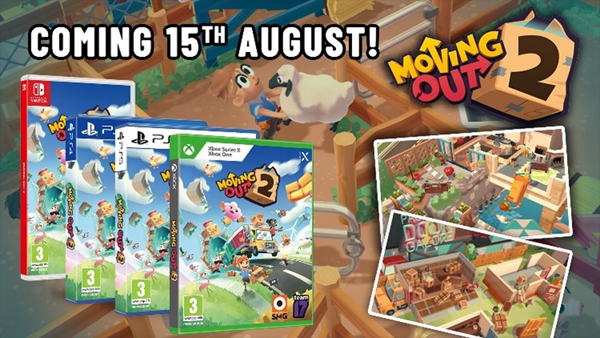Moving Out 2: Ready to Launch on August 15th for Xbox, PlayStation, Switch and PC