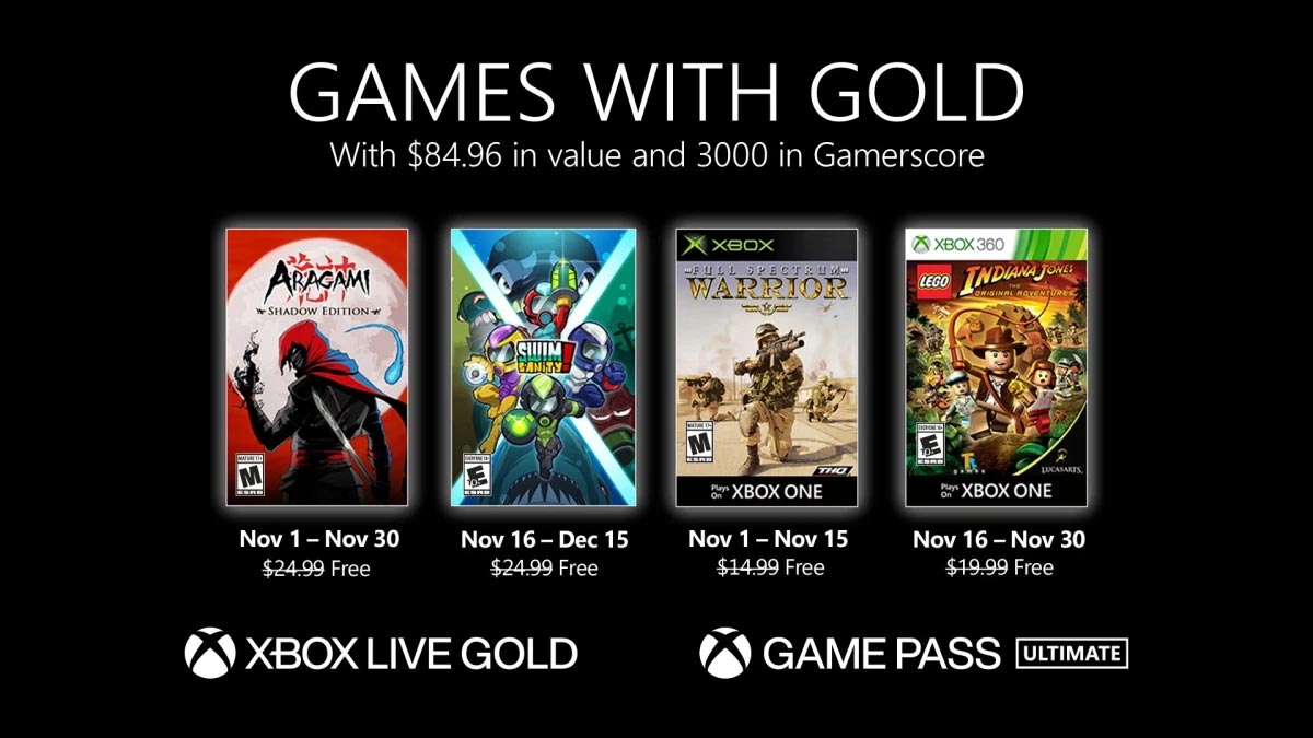 November Games With Gold