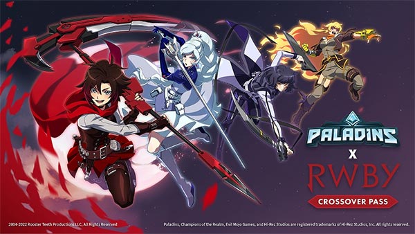 Hi-Rez announce RWBY x Paladins crossover in new trailer