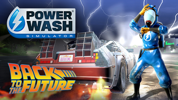 PowerWash Simulator Gets a Blast from the Past with Back to the Future Pack later this year!