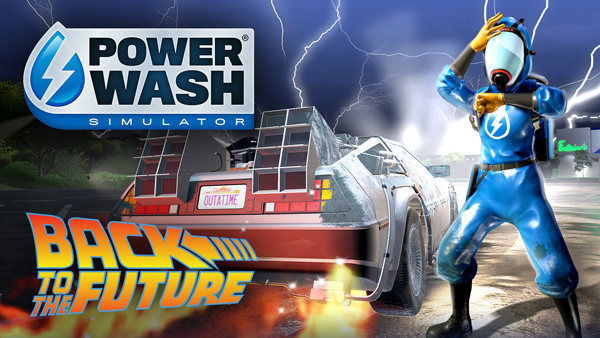 PowerWash Simulator Gets a Blast from the Past with Back to the Future Pack later this year!