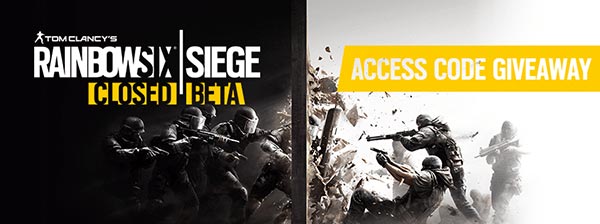 Rainbow Six Siege Close Beta Code Giveaway