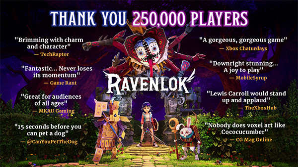 Ravenlok: A Voxel-Art Adventure with Over 250k Downloads