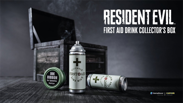 Quench Your Thirst and Survive with the Resident Evil First Aid Drink Collectors Box, Available Now