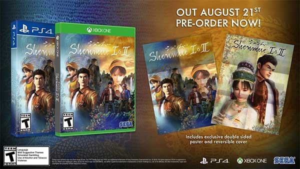 Shenmue I & II releases August 21, Xbox One Digital Pre-order available now