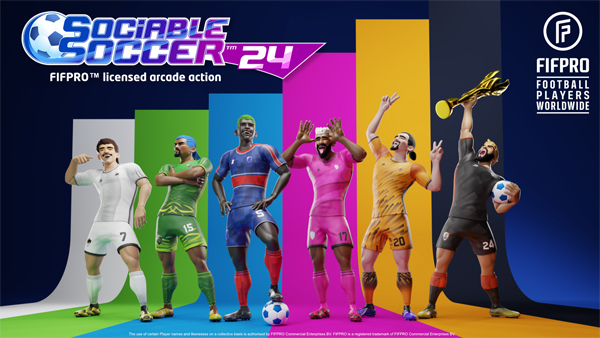 Sociable Soccer 24 Drops Its First Gameplay Video with 13,000 licensed FIFPRO players