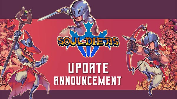 Metroidvania Souldiers receives its first major update on PC!