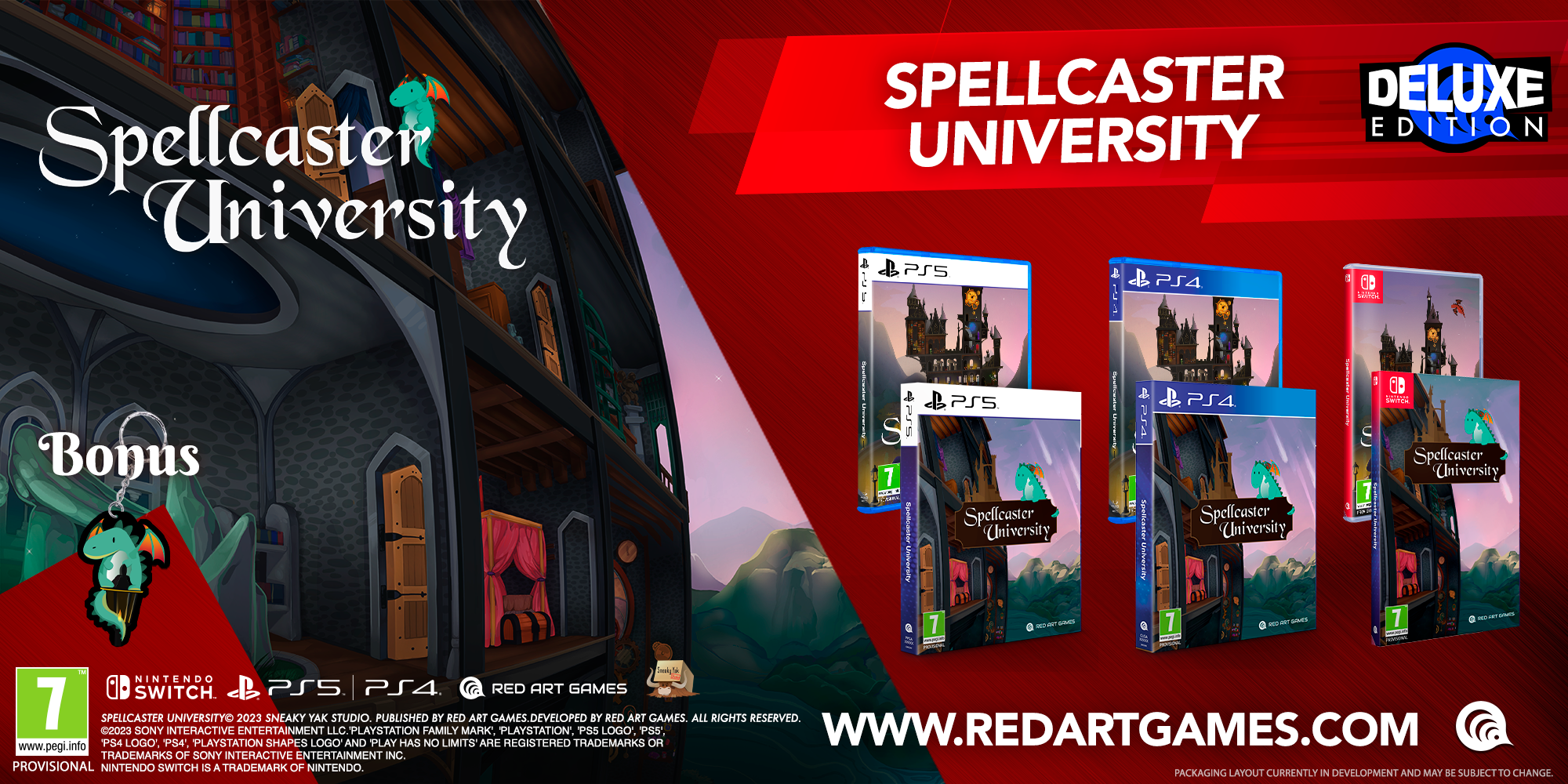 Spellcaster University Deluxe Edtion - PS5, PS4, Switch