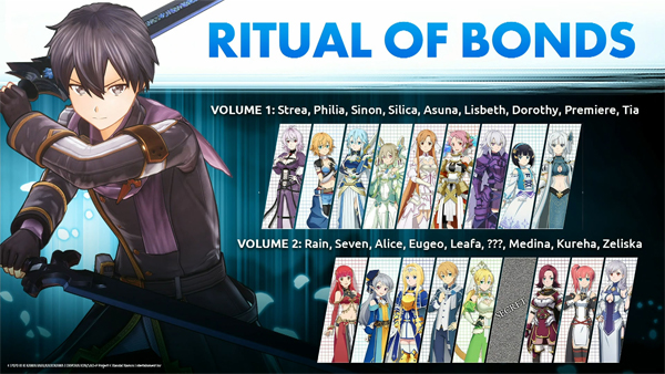 First SWORD ART ONLINE Last Recollection DLC 'Ritual of Bonds Volume 1' launches this week on XBOX, PlayStation and PC