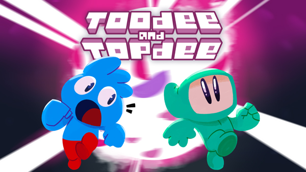 Toodee and Topdee: A 2D Platformer Meets a Top-Down Puzzler on Xbox and PlayStation on June 7th!