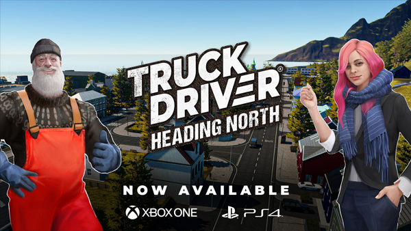 Truck Driver: Explore the Nordic-inspired country Mangefjell in the new Heading North DLC; OUT NOW on Xbox One & PS4!