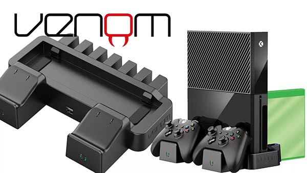 Venom Announces New Vertical Charging Stand for Use with Xbox One S and Xbox One X, Stores and Charges