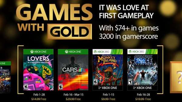 Xbox Live Games With Gold For February 2017