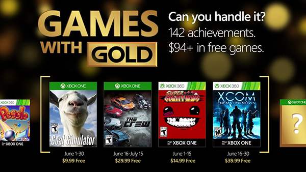 Xbox Live Games with Gold June 2016