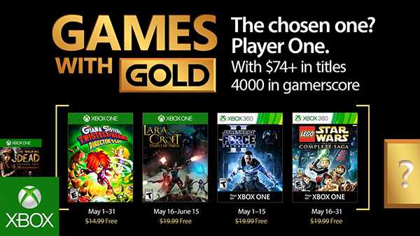 Xbox Live Games With Gold For May 2017