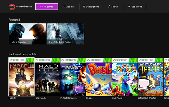 Xbox One Dashboard Preview Update March 2016