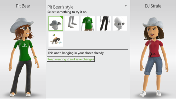 Compare your Avatars on Xbox One