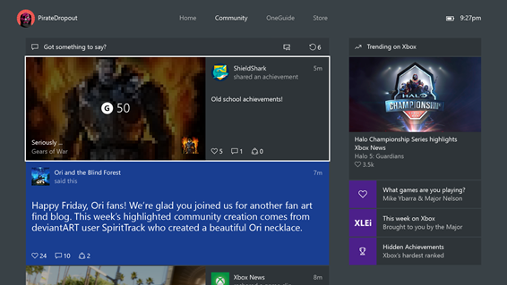 Xbox 360 Achievements in Xbox One and Xbox app Activity Feeds