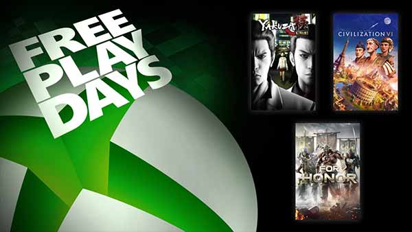 Free Play Days: Play Yakuza Kiwami, Civilization VI & For Honor For Free on Xbox One (July 23-26)