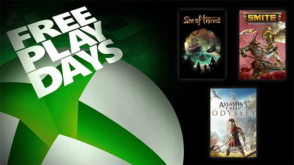 Xbox Free Play Days March 19-22