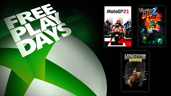 Free Play Days: MotoGP 21, Kingdom: New Lands, and SteamWorld Dig 2