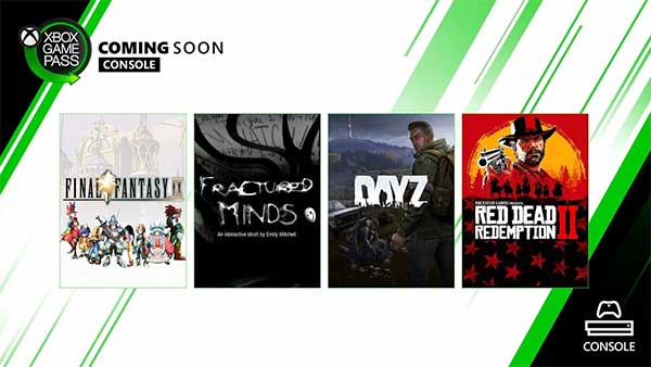 Red Dead Redemption 2, Day Z, Final Fantasy IX, and more coming to Xbox Game Pass for Console