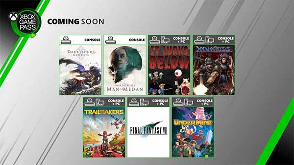 Xbox Game Pass August 2020