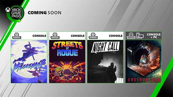 New Games Coming Soon to Xbox Game Pass for PC and Console