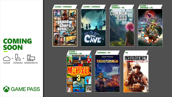 Xbox Game Pass July Releases: GTAV, Exoprimal, Techtonica, The Cave, and More!