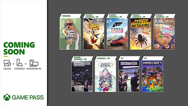 Xbox Game Pass for November 2021
