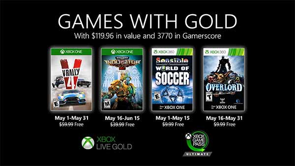 Xbox Games With Gold May 2020 Xbox Games With Gold May 2020