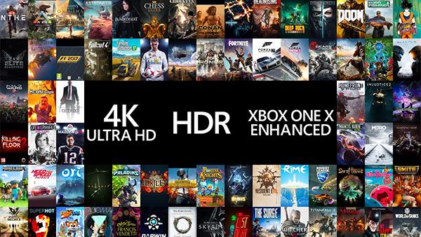 Xbox One X Enhanced Games